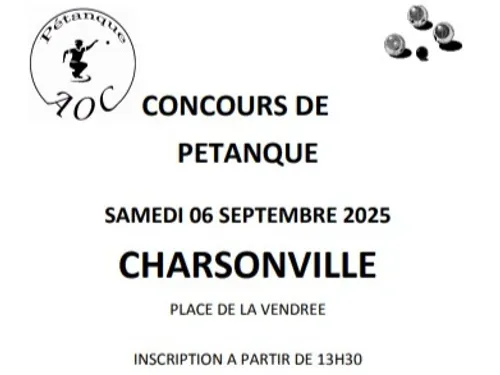 CHARSONVILLE (45) - Concours de pétanque