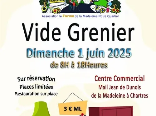CHARTRES - Vide-greniers de la Madeleine