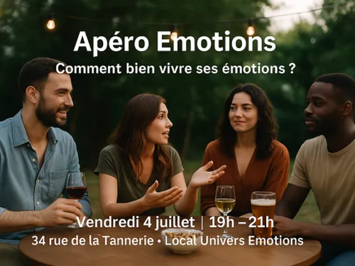 CHARTRES - Apéro Émotions : Un temps d’échange pour mieux...