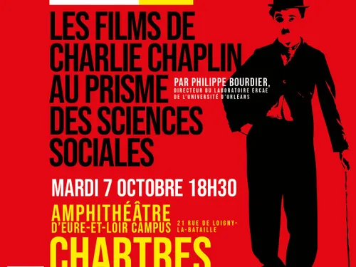 CHARTRES - Conférence : Les films de Charile Chaplin au prisme des...