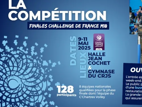 CHARTRES - Volley-ball : Finales challenge de France M18