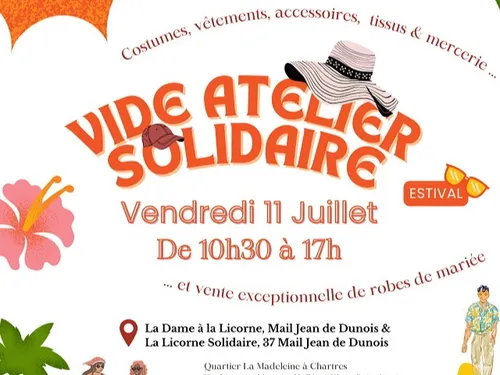 CHARTRES - Vide atelier solidaire de la Dame à la Licorne