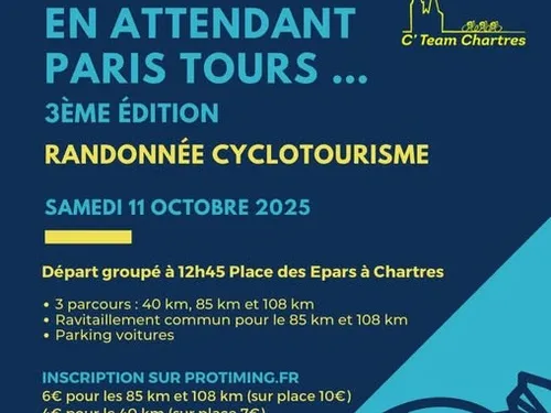 CHARTRES - Randonnée cycliste : En attendant Paris-Tours
