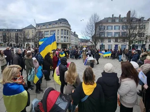 Une marche de soutien à l'Ukraine 