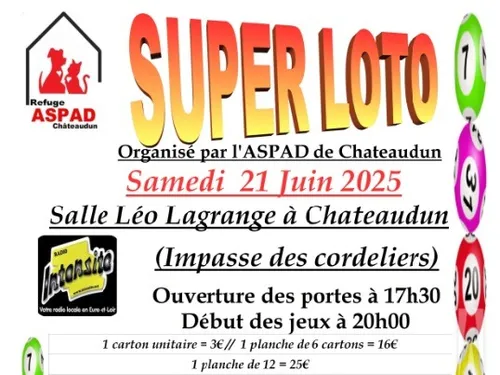 CHÂTEAUDUN - Loto de l'ASPAD
