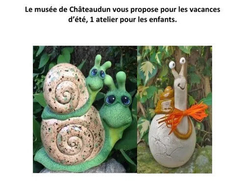 CHÂTEAUDUN - Atelier enfants : des escargots imaginaires