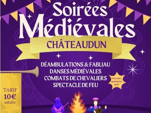 CHÂTEAUDUN - Soirée médiévale : déambulations, danses médiévales,...