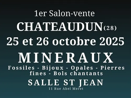 CHÂTEAUDUN - Salon vente minéraux