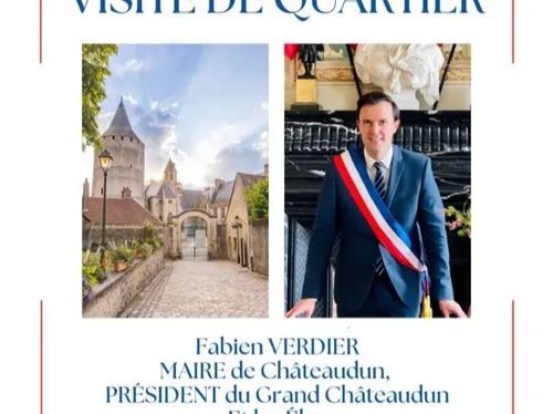 CHÂTEAUDUN - Visite de quartier du maire et des élus