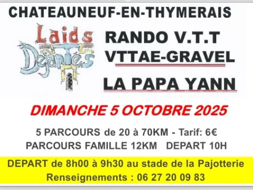 CHÂTEAUNEUF-EN-THYMERAIS - Rando VTT : La Papa Yann