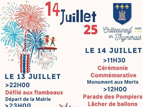 CHÂTEAUNEUF-EN-THYMERAIS - Fête Nationale