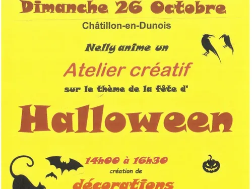 CHÂTILLON-EN-DUNOIS - Atelier créatif Halloween