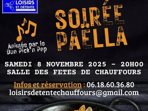 CHAUFFOURS - Soirée paëlla de Loisirs et Détente