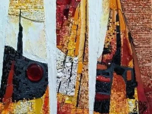 CHARTRES - Chemin des Arts : Magali Delmond-Blanchaert, SDG (mosaïque)