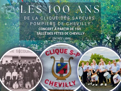 CHEVILLY (45) - 100 ans de la clique des sapeurs-pompiers