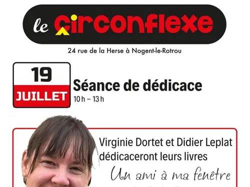 NOGENT-LE-ROTROU - Dédicaces : Virginie Dortet et Didier Leplat