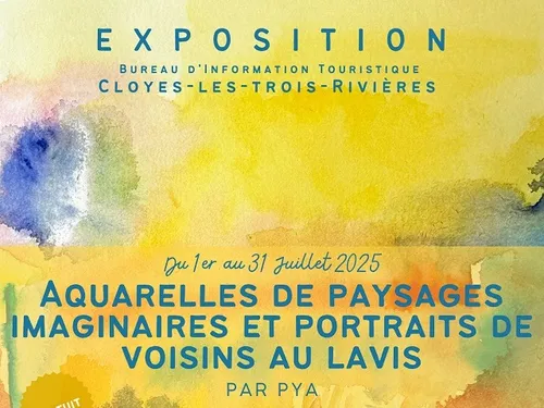 CLOYES-SUR-LE-LOIR - Exposition : Aquarelles de paysages...