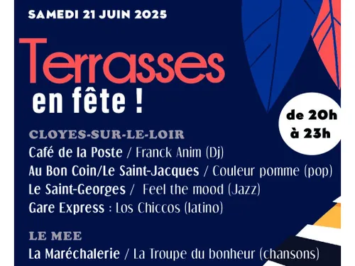 CLOYES-SUR-LE-LOIR / LE MÉE - Terrasses en fête