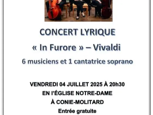 CONIE-MOLITARD - Concert lyrique : In Furore - Vivaldi