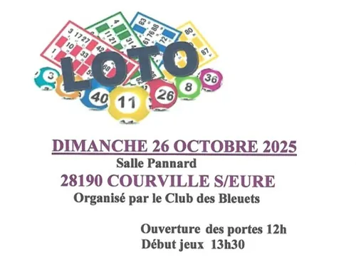 COURVILLE-SUR-EURE - Loto du Club des Bleuets