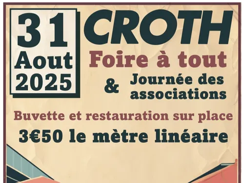 CROTH (27) - Foire à tout et journée des associations