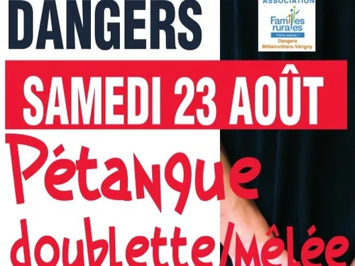 DANGERS - Concours de pétanque