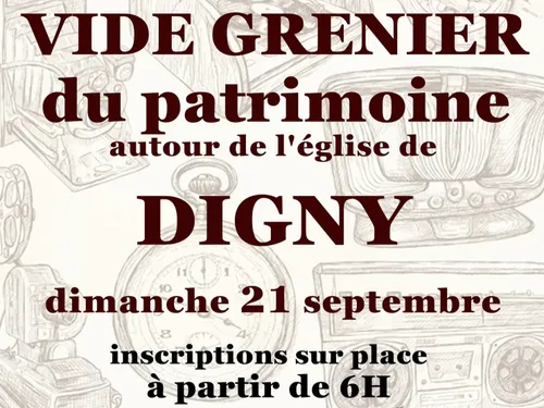 DIGNY - Vide-greniers du patrimoine