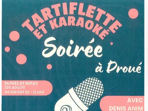 DROUÉ (41) - Soirée tartiflette et karaoké du Judo Club