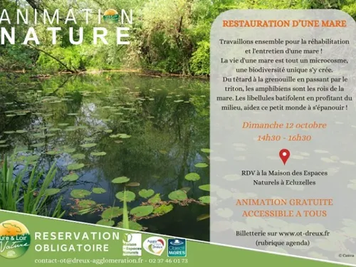 ÉCLUZELLES - Restauration d’une mare