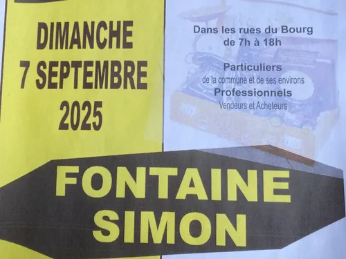FONTAINE-SIMON - Vide-greniers des Amis de Fontaine-Simon