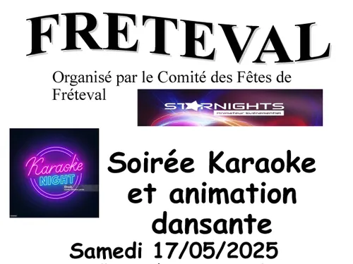 FRÉTEVAL (41) - Soirée karaoké et animation dansante