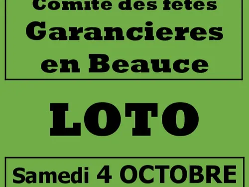 GARANCIÈRES-EN-BEAUCE - Loto du comité des fêtes