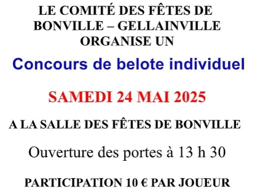 GELLAINVILLE - Concours de belote