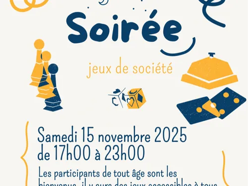GIDY (45) - Soirée jeux de société