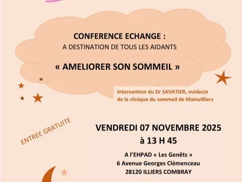 ILLIERS-COMBRAY - Conférence : Améliorer son sommeil