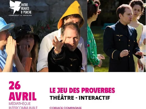 ILLIERS-COMBRAY - Théâtre : 𝐋𝐞 𝐣𝐞𝐮 𝐝𝐞 𝐩𝐫𝐨𝐯𝐞𝐫𝐛𝐞𝐬