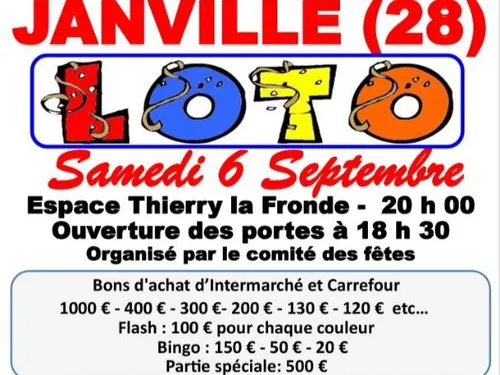 JANVILLE - Loto du comité des fêtes