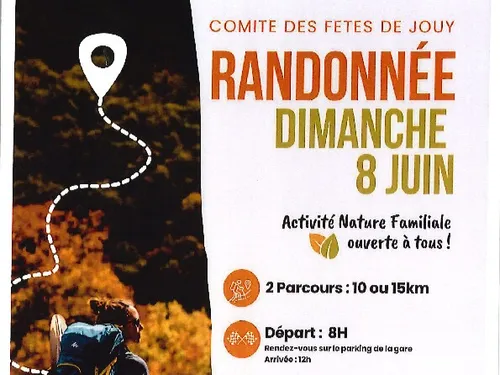 JOUY - Randonnée pédestre du comité des fêtes