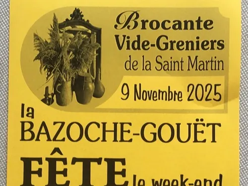 LA BAZOCHE-GOUËT - Brocante de la Saint Martin
