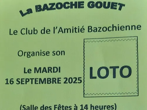 LA BAZOCHE-GOUËT - Loto de l'Amitié Bazochienne