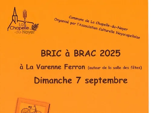 LA CHAPELLE-DU-NOYER - Bric-à-brac de l'Association Culturelle...