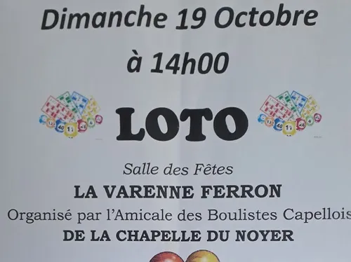 LA CHAPELLE-DU-NOYER - Loto de l'Amicale des Boulistes Capellois