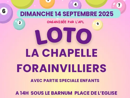 LA CHAPELLE-FORAINVILLIERS - Loto de l'AFL