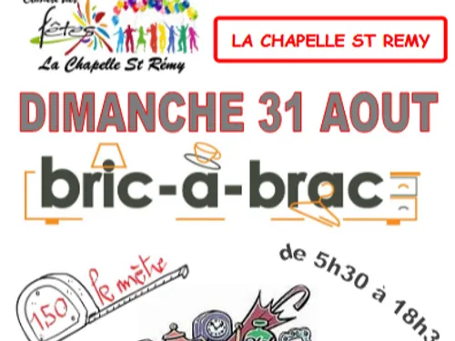 LA CHAPELLE-SAINT-RÉMY (72) – Bric-à-brac du comité des fêtes