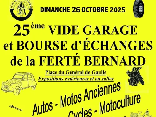 LA FERTÉ-BERNARD (72) - Vide garage et bourse d'échanges
