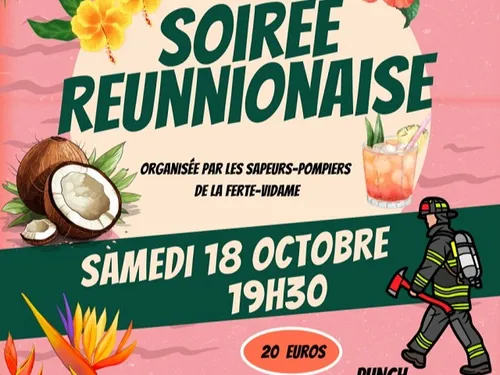 LA FERTÉ-VIDAME - Soirée réunionnaise des sapeurs-pompiers