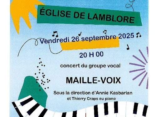 LAMBLORE - Concert du groupe vocal Maille-Voix