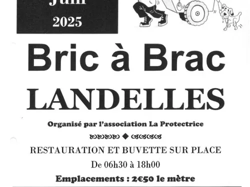 LANDELLES - Bric-à-brac de l'association La Protectrice
