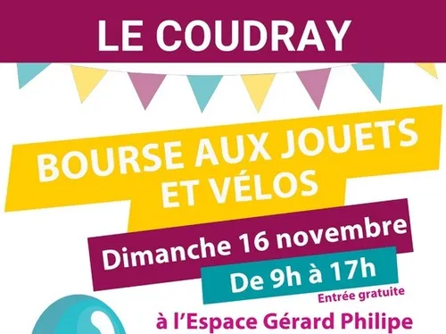 LE COUDRAY - Bourse aux jouets de l'APE