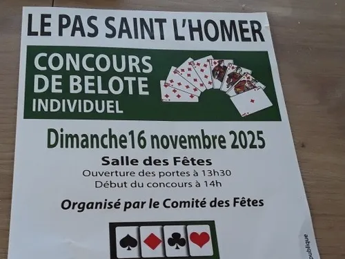 LE PAS-SAINT-L'HOMER (61) - Concours de belote